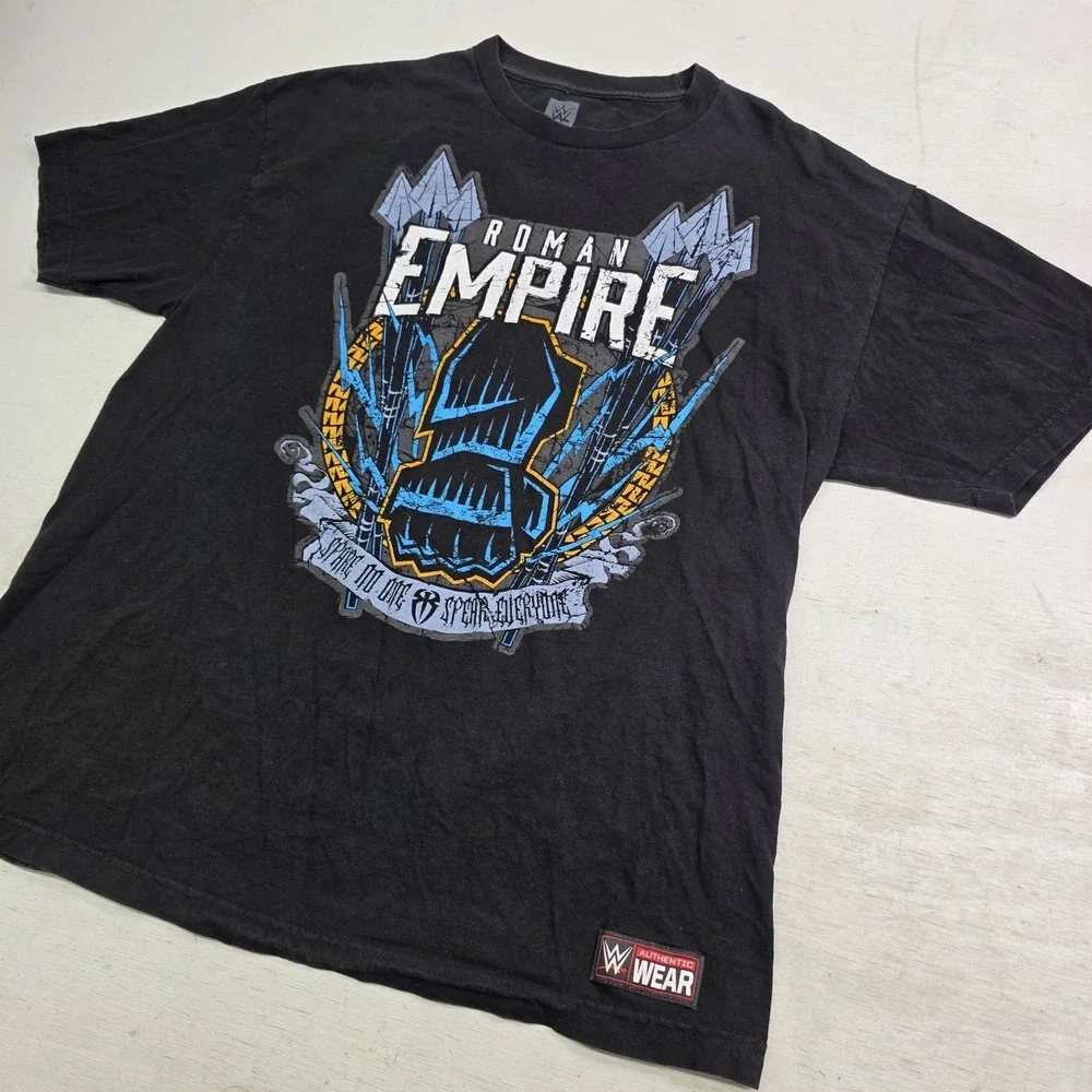 WWE Roman Reigns Roman Empire Spare No One‎ Spare Everyone T-Shirt Men's Sz XL